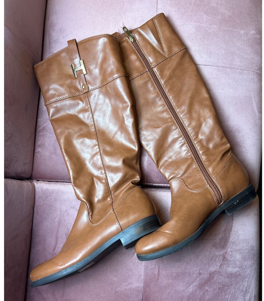 TOMMY HILFIGER WOMENS CALF TALL BOOT Size 8